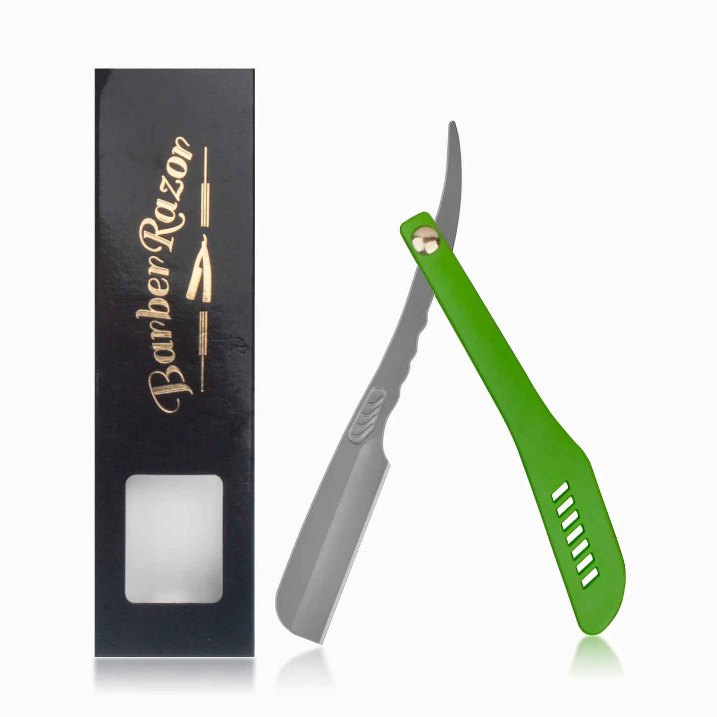 New Professional Stainless Steel Barber Manual Shaving Razor For Saon Hair Cutting Straight Edge Knife Holder Hairdresser Tools
