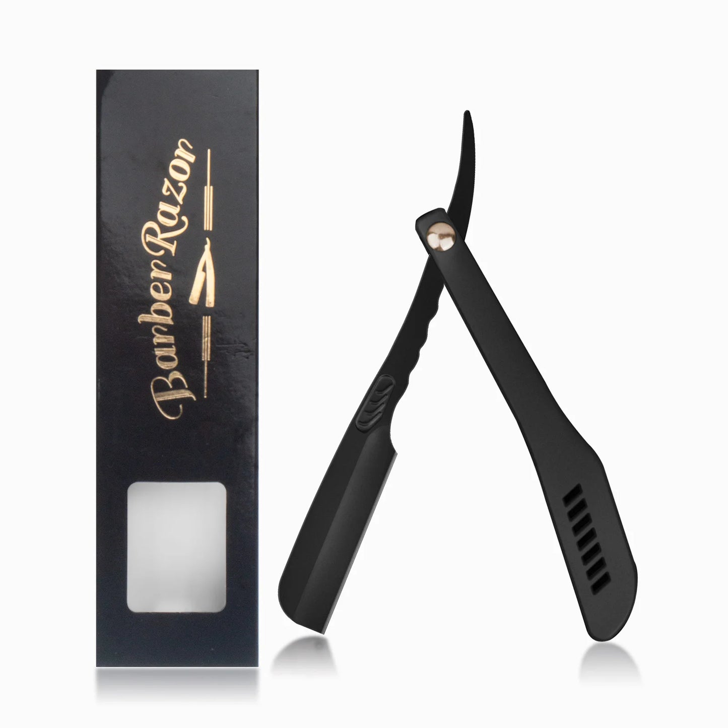 New Professional Stainless Steel Barber Manual Shaving Razor For Saon Hair Cutting Straight Edge Knife Holder Hairdresser Tools