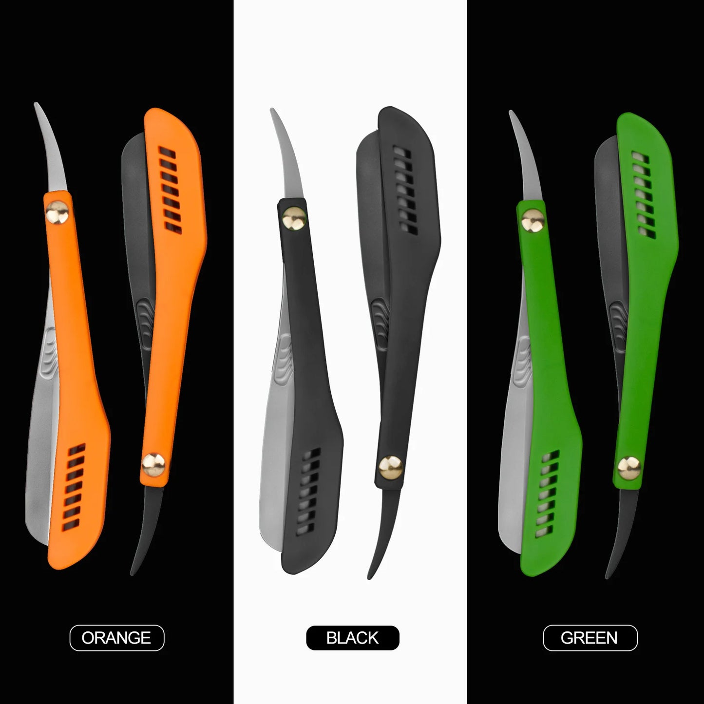New Professional Stainless Steel Barber Manual Shaving Razor For Saon Hair Cutting Straight Edge Knife Holder Hairdresser Tools