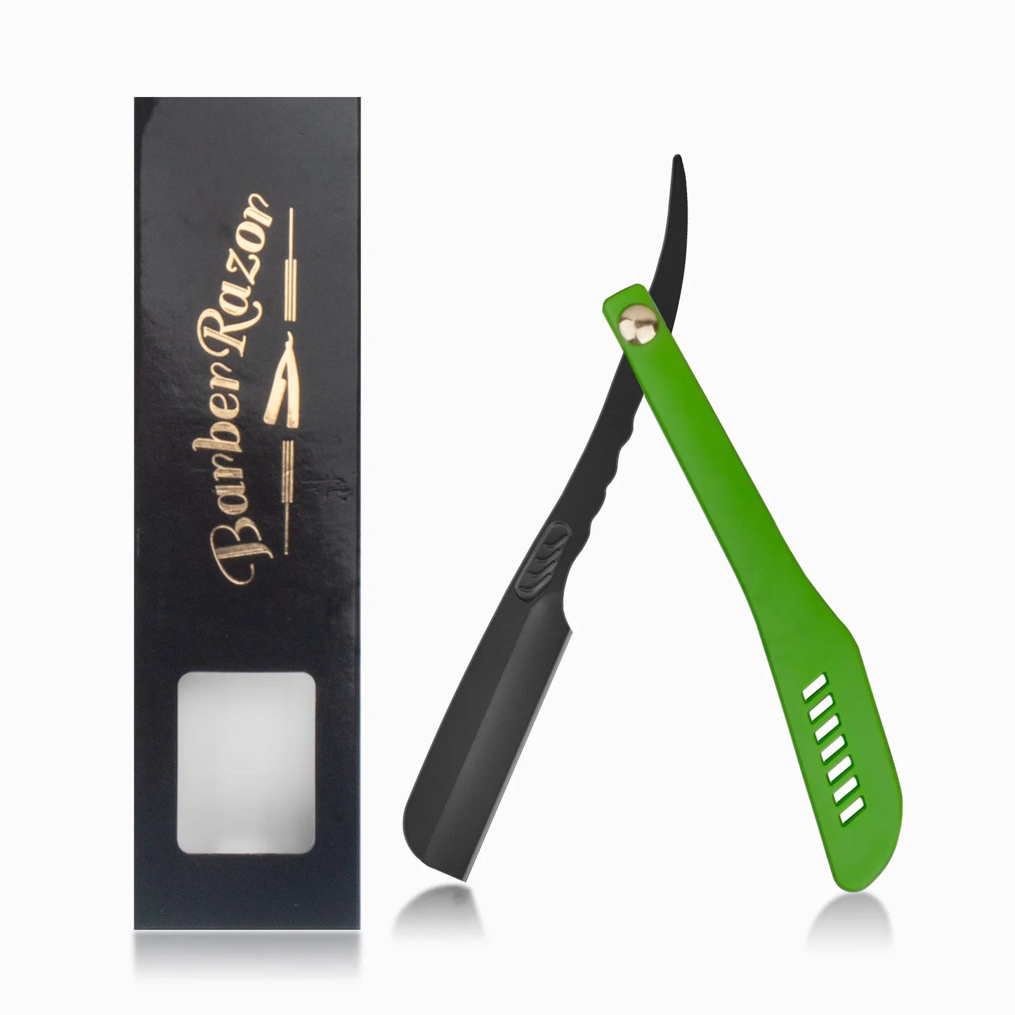 New Professional Stainless Steel Barber Manual Shaving Razor For Saon Hair Cutting Straight Edge Knife Holder Hairdresser Tools