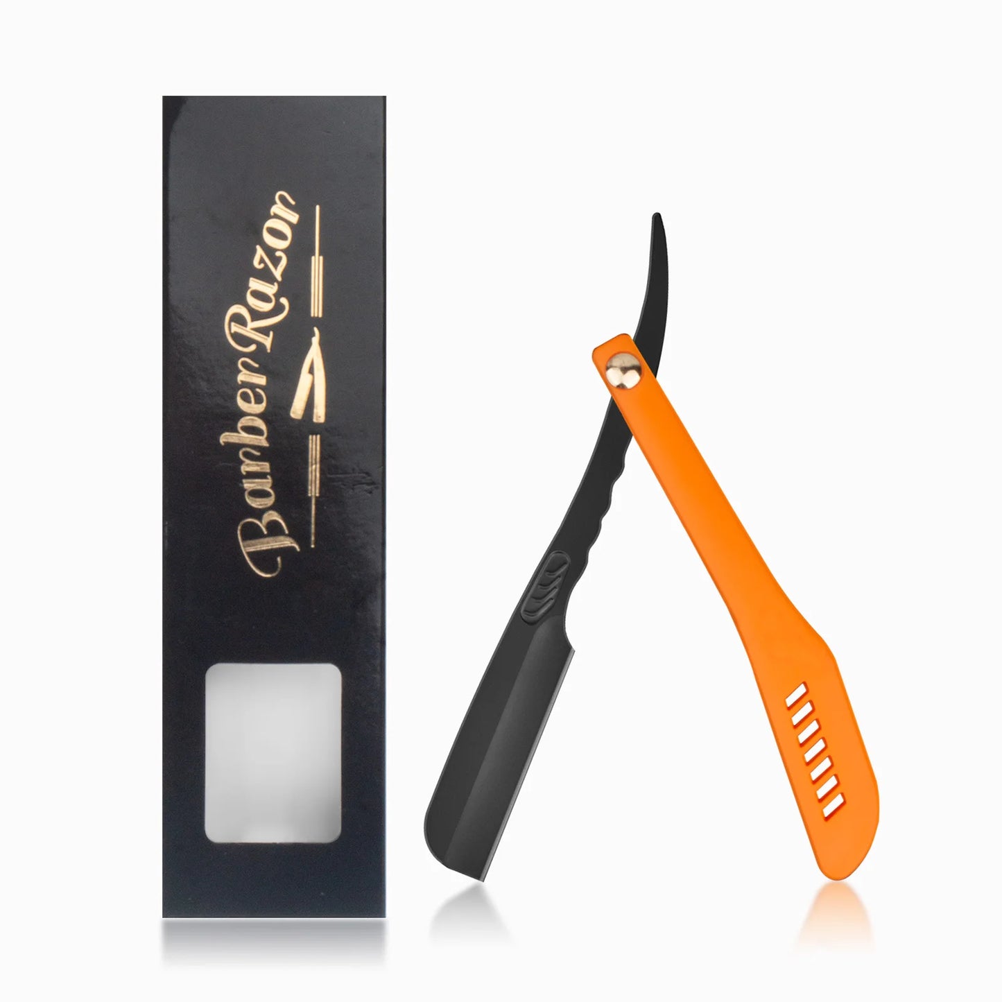 New Professional Stainless Steel Barber Manual Shaving Razor For Saon Hair Cutting Straight Edge Knife Holder Hairdresser Tools