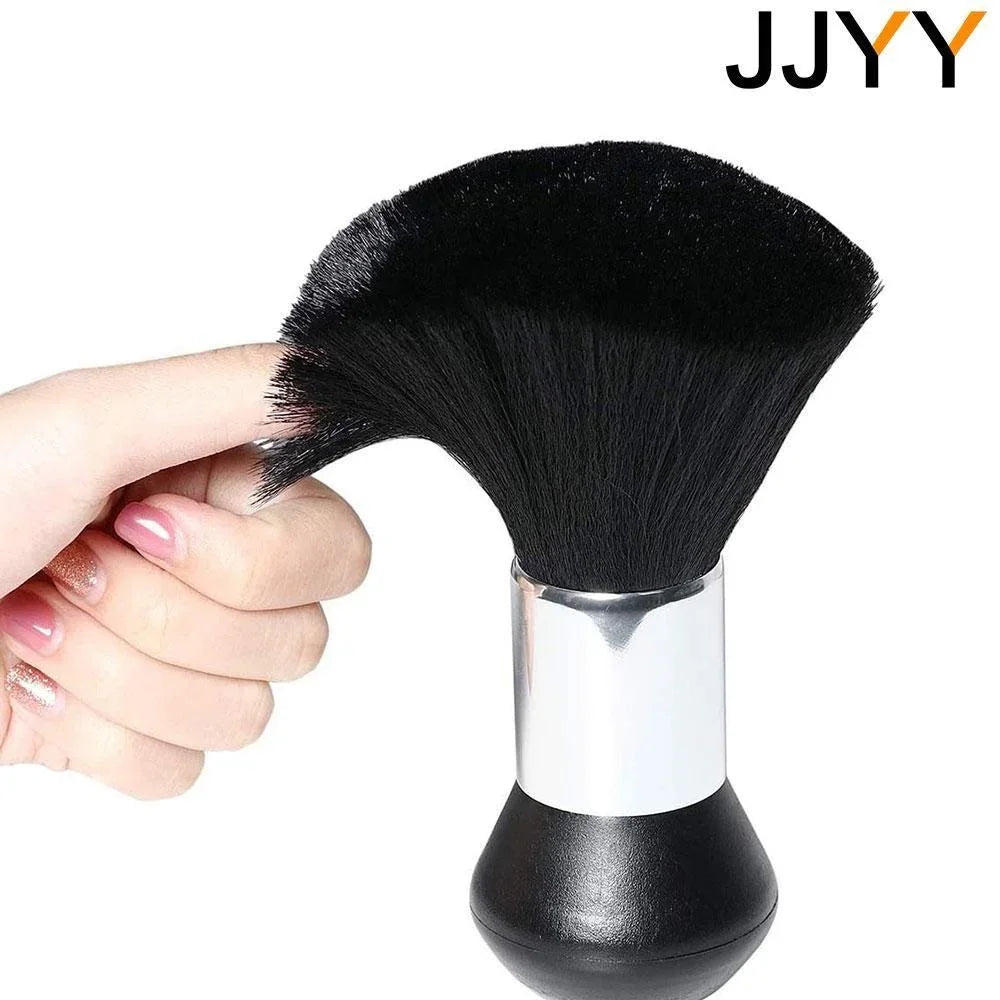 Hairdresser Neck Brushes Barber Brush Hairdressing Cleaning Hairbrush Rubber Grip Ultra Soft Bristles Salon Household 1PC