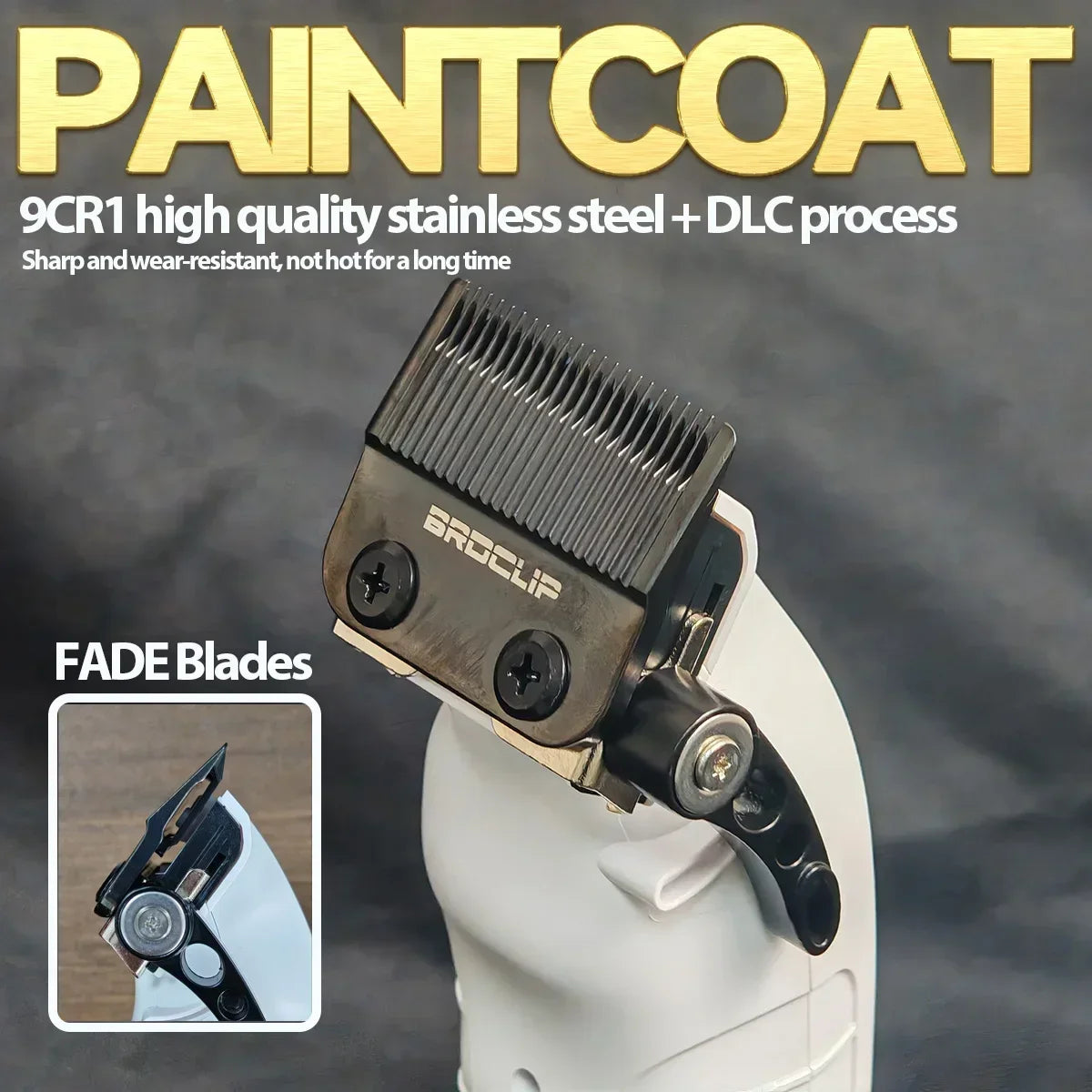 Set Profesional BRDCLIP FA1C/FA1T: Cortapelos y Recortadora con Base