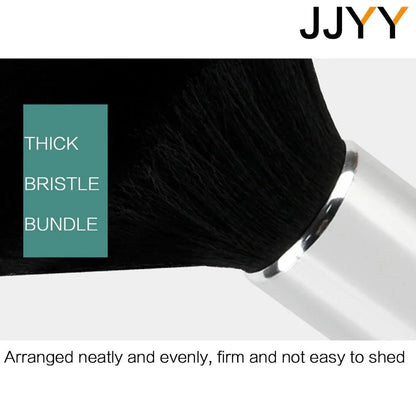 Hairdresser Neck Brushes Barber Brush Hairdressing Cleaning Hairbrush Rubber Grip Ultra Soft Bristles Salon Household 1PC