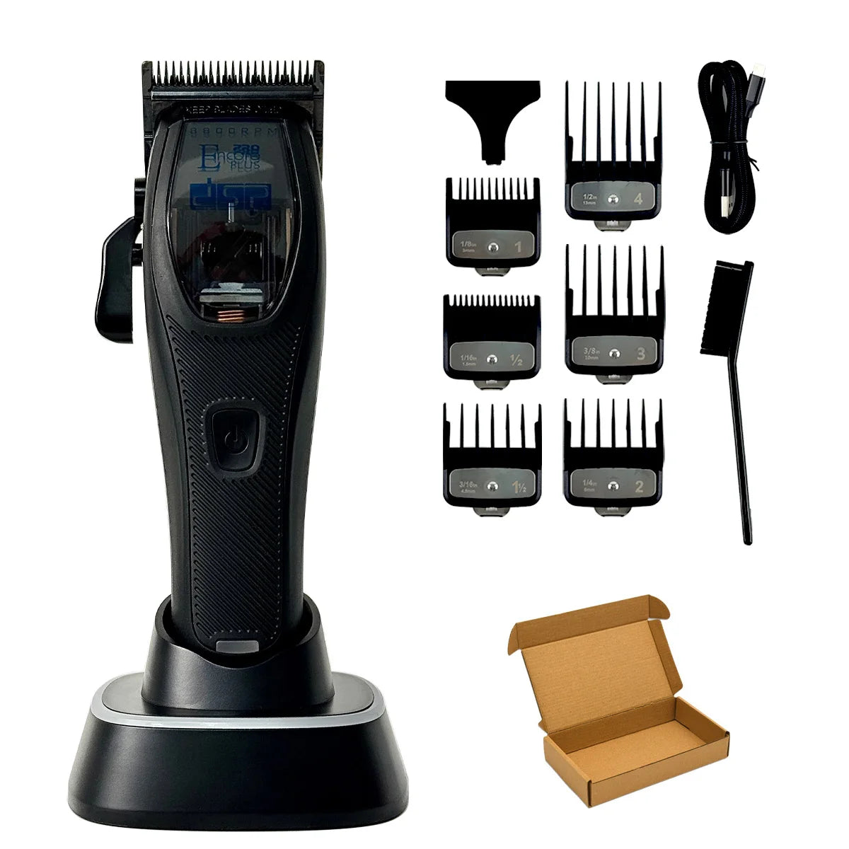 BRDCLIP 91688 Professional Men's Hair Clipper 8800RPM Magnetic Vector Motor High Power Hair Cutting Machine Barber Trimmer